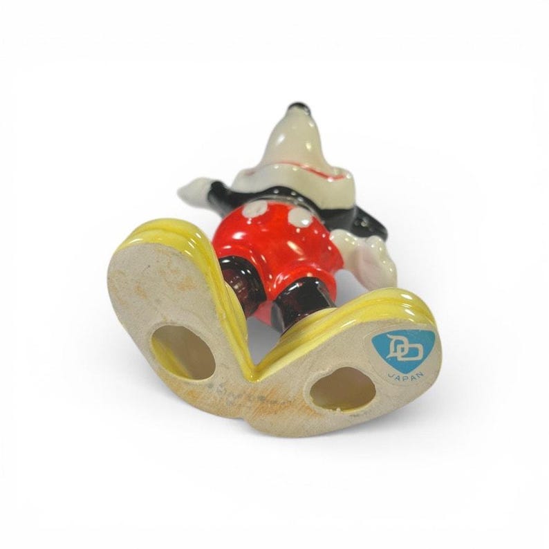 Figura de cerámica vintage de Mickey Mouse, recuerdo de Walt Disney Disneyland imagen 5