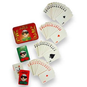 Coca Cola Playing Cards - Etsy