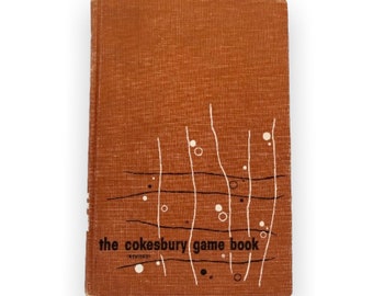The Cokesbury Game Book, Vintage Game instructions, How to Book, Gift for family, Gift for Classroom Teacher