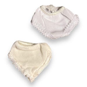 Vintage Barbie Granny Panties Fashion Doll Clothing lace trimmed Underwear