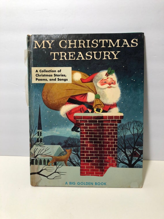 My Christmas Treasury A Big Golden Book Picture Book Etsy