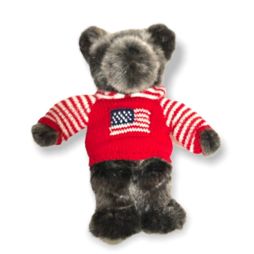 Dillard's Plush Stuffed Bear, USA American Flag, Patriotic, July 4th