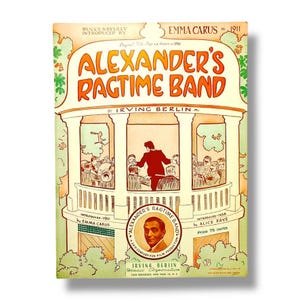 Alexander&#39;s Ragtime Band Vintage Sheet Music