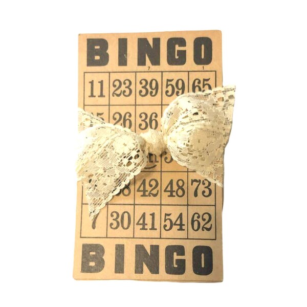 Bingo Cards Set of 10, Milton Bradley, Vintage Game Ephemera, Craft Supplies