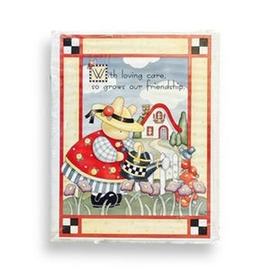 Póster "El Reino de las Margaritas" (NOS) con cariño, conejito jardinero, amistad, 50 x 40 cm