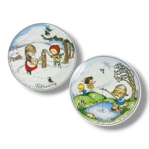 Joan Walsh Anglund Month Plates - Etsy