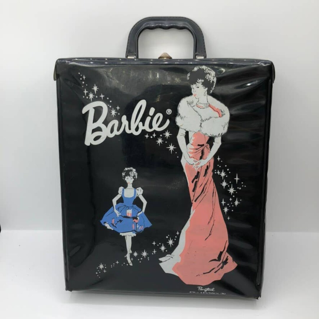 Vintage 1962 Barbie Doll Carry Case Black Mattel Enchanted Evening - Etsy