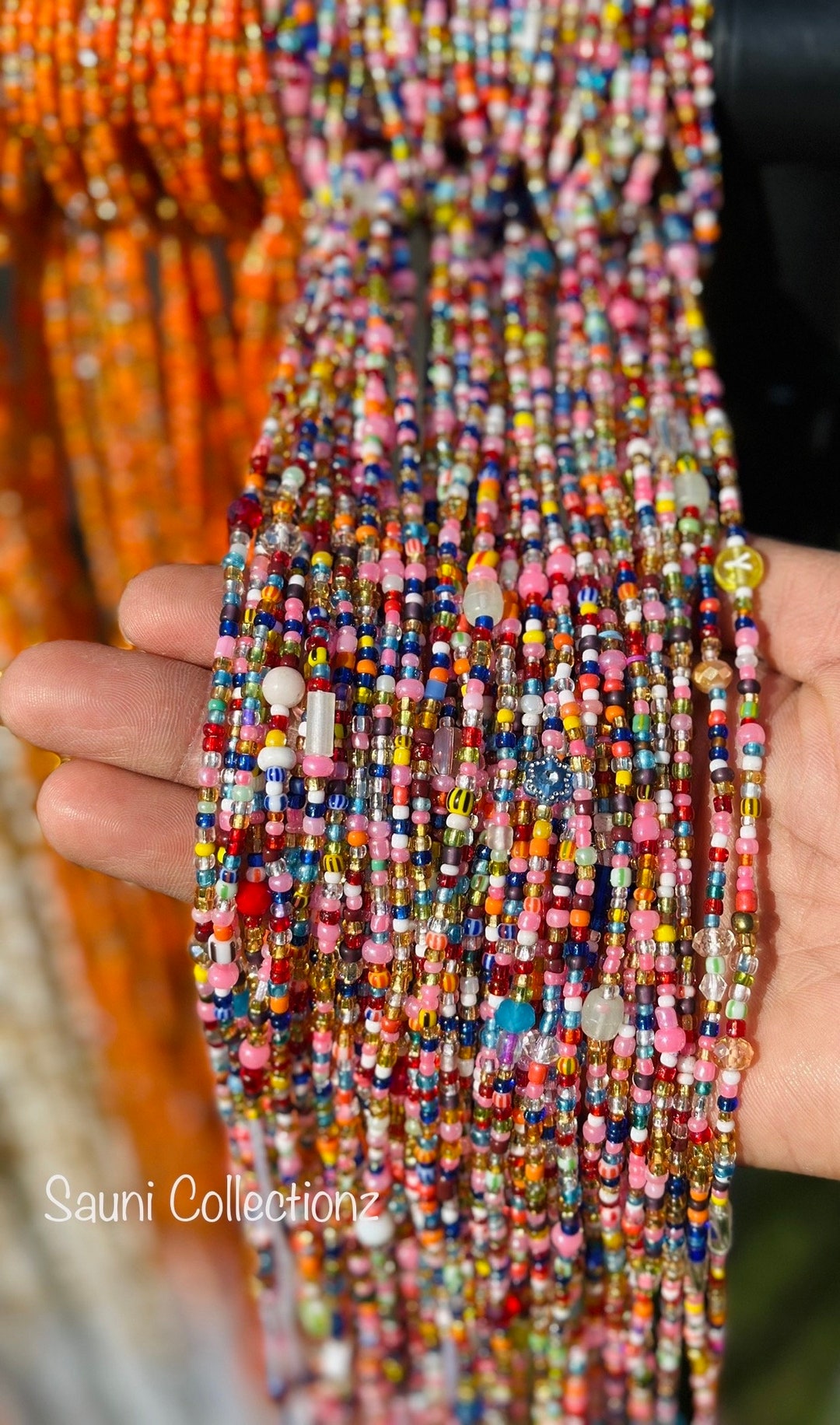 Thread TIE ON Waist Beads, Waist Beads, Waist Beads for Weight Loss