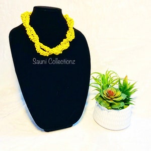 Handmade African Beaded Statement Necklace: Maasai Zulu Jewelry