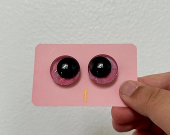 ¡COMPRA 3 Y LLÉVATE 1 GRATIS! Ojos de seguridad pintados a mano / Ojos de amigurumi / Ojos de peluche de ganchillo.