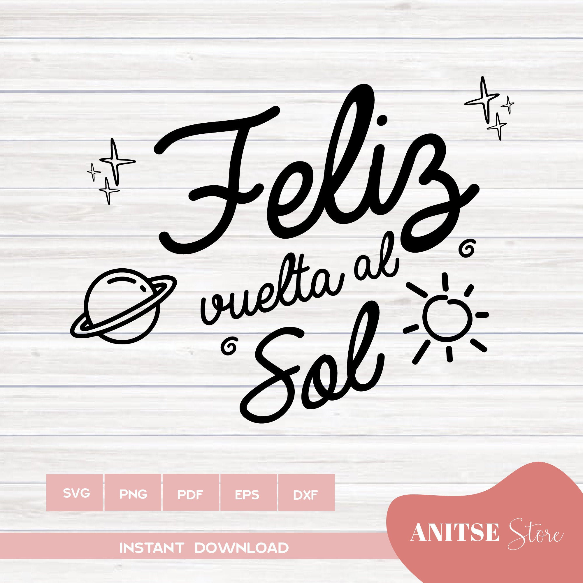 Feliz Cumpleaños SVG Feliz Vuelta Al Sol SVG Feliz - Etsy