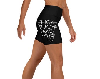 Women's Jiu Jitsu Thick Thighs Triangles Black Belt Nogi Shorts  - BJJ Women Triangle Chokes of Nogi Grappling Womens Athletic Nogi Shorts