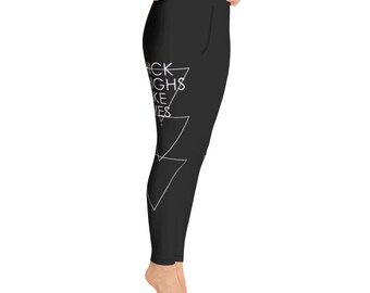 thick patterned leggings
