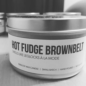 Hot Fudge BrownBelt Funny Grappler Problems Jiu Jitsu Soy Candle Smells Like You're Obsessed with Jiujitsu Essential Oil BJJ Gift Soy Candle