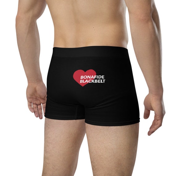 Herren Jiu Jitsu Bonafide Black Belt Boxer Herren Unterwasche BJJ Sexy Schwarzer Gurtel Grappler MMA Jiujitsu Boxer Kurze Bonafide Blackbelt Unterwasche Etsy