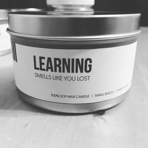 Learning Funny Grappler Problems Jiu Jitsu Soy Candle Smells Like You're Obsessed with Jiujitsu Tournament Essential Oil BJJ Gift Soy Candle