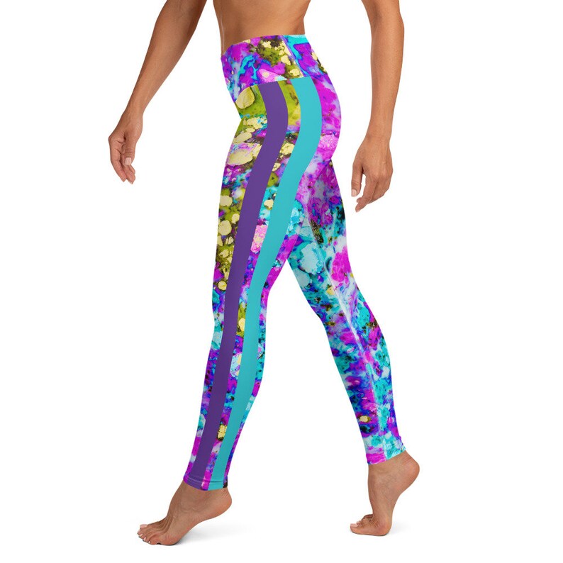 Suicide Awareness Spats End The Stigma Splatter Womens BJJ Jiu-Jitsu Suicide Prevention Athletic Leggings Jiu Jitsu Purple Teal Splat Spats