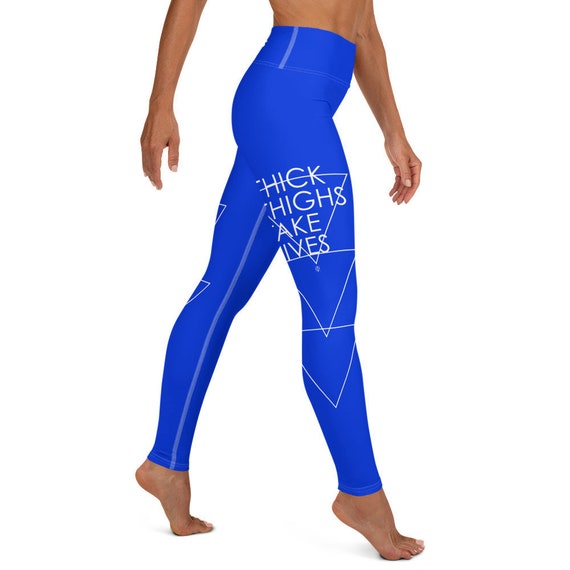 Women's Jiu Jitsu Thick Thighs Triangles Blue Belt Spats Women's