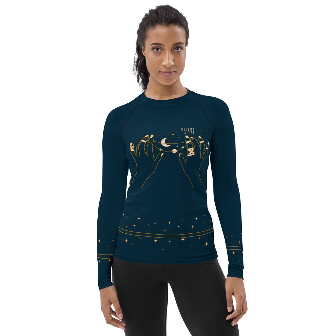 Witchy Jitzy Women's Jiu Jitsu BJJ Rashie - Wiccan BJJ Coven Jiu