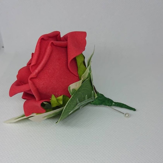 Design your own rose and fern button hole Only £1.00 each