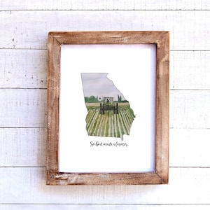 So God Made a Farmer, Instant Digital Download, Fall Instant Printable, Fall Decor, Holiday Decor, Christmas Gift, 8x10, 5x7