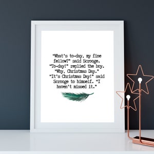 A Christmas Carol, Instant Digital Download, Christmas Instant Printable, Christmas Decor, Holiday Decor, 8x10