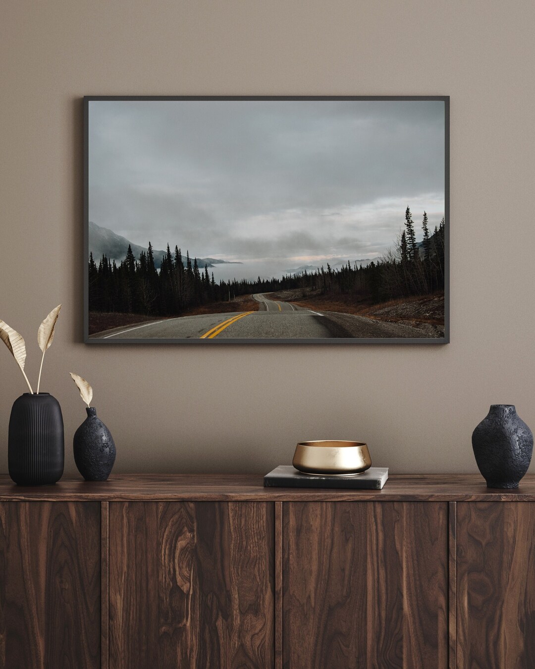 Moody Fall Wall Art Forest Wall Art Printable Autumn Earth Tone Nature ...