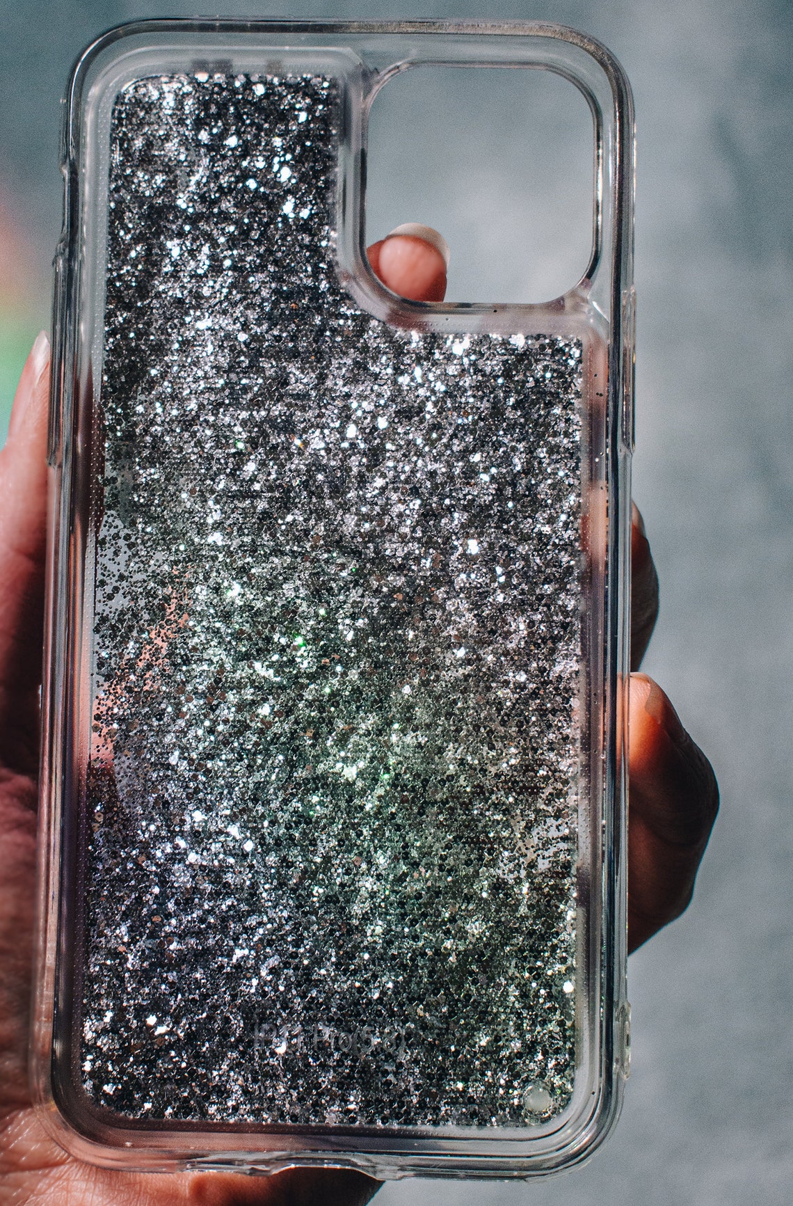 Custom liquid glitter iPhone 11 Pro Max case. One of a kind Etsy