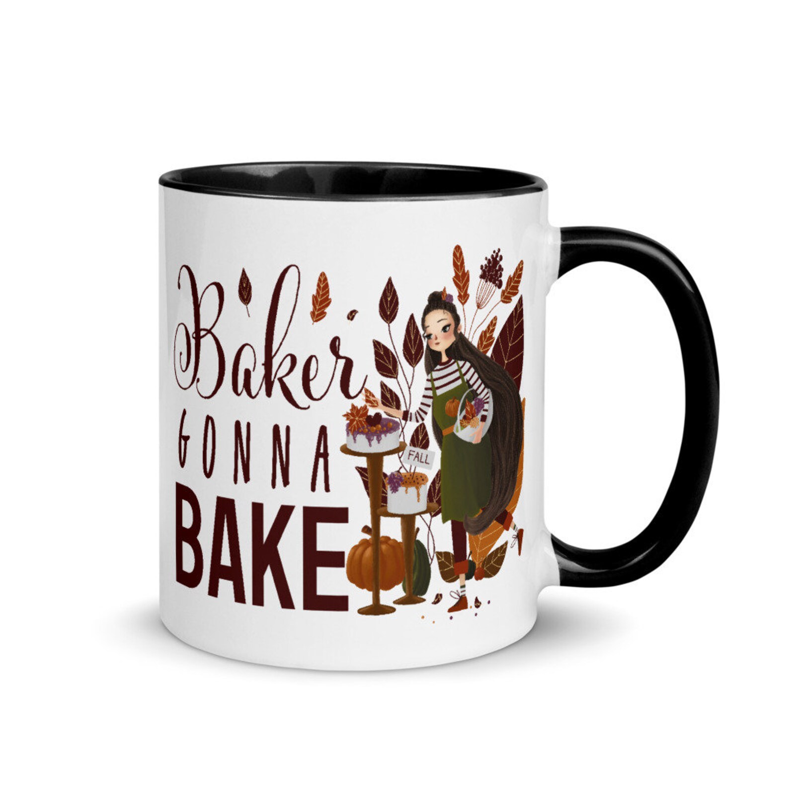 Baker Gonna Bake coffee mug. Unique fall coffee mug with Etsy