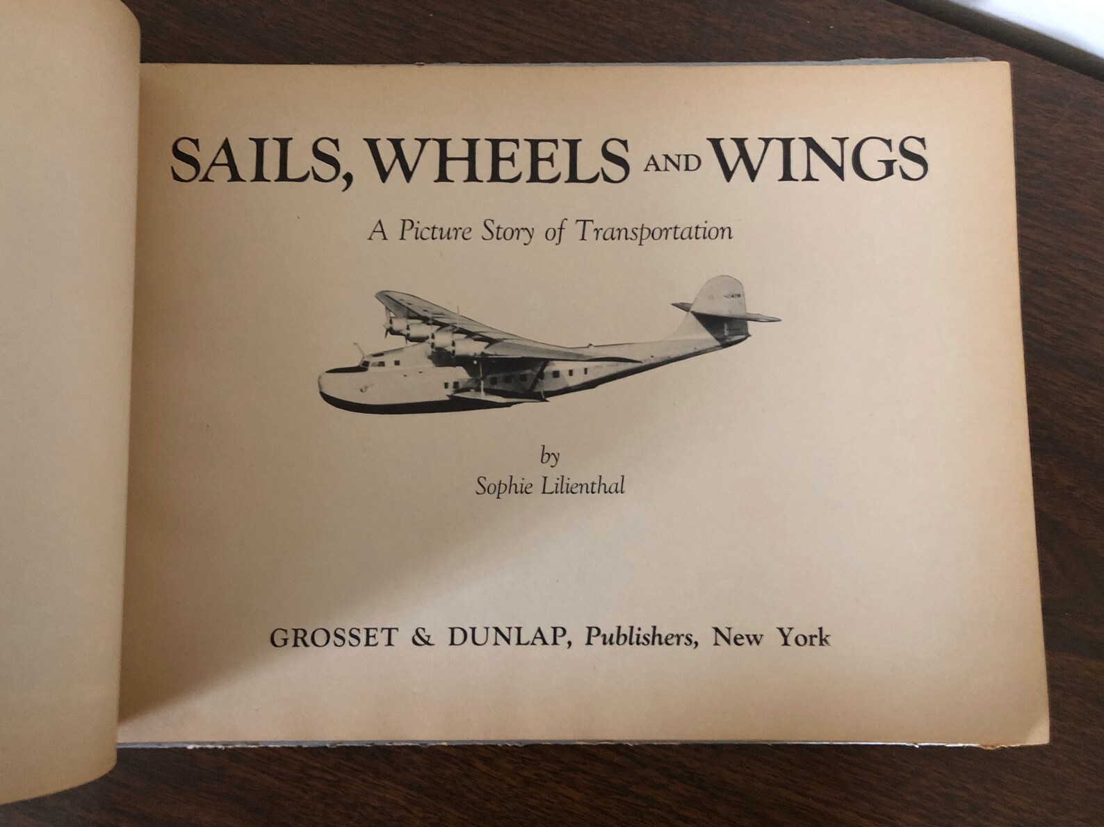 Vintage Sails Wheels and Wings Transportation Book | Etsy