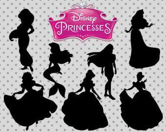 Download 70 % OFF Disney princess svg silhouette clipart pack