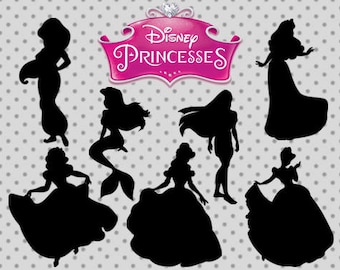 Download 70 % OFF Disney princess svg silhouette clipart pack