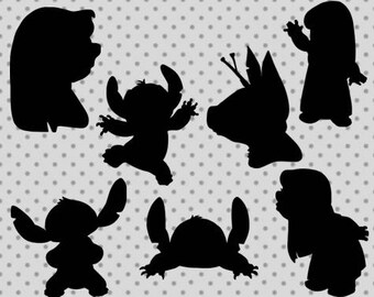 Lilo and stitch SVG, Lilo and stitch cricut, Lilo stitch cut file, Lilo and stitch silhouette, Disney cricut, lilo svg, stitch svg