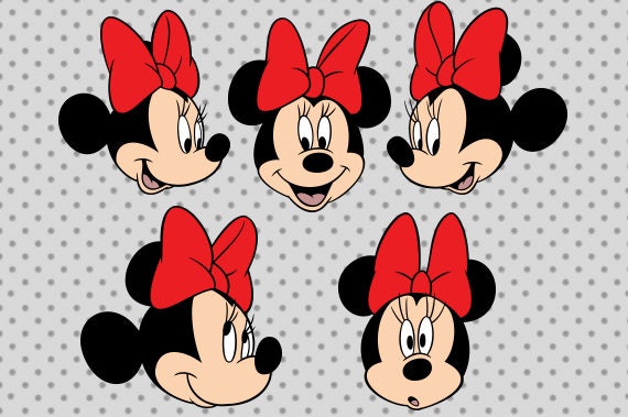 Download Minnie SVG Minnie head svg Disney svg Minnie Disney svg | Etsy