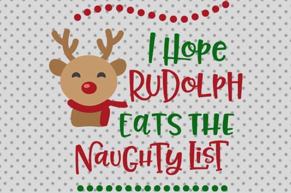 Download Rudolph svg Christmas cricut Kids Christmas svg Cute | Etsy