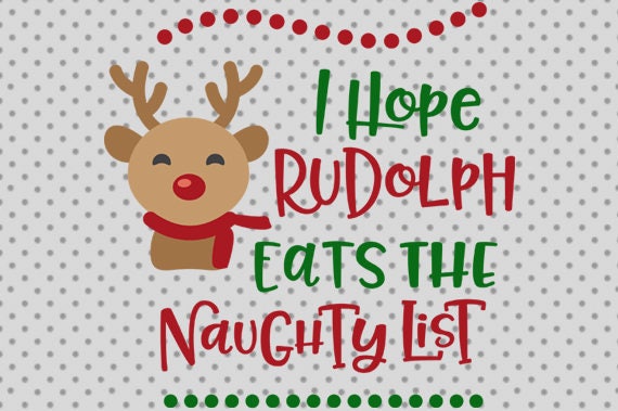 Download Rudolph svg Christmas cricut Kids Christmas svg Cute | Etsy