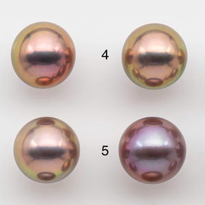 13-14mm Single Edison Pearl in Natural Colors and High Lusters Undrilled Round Freshwater Pearl Beads for Jewelry Making, SKU # 1319EP