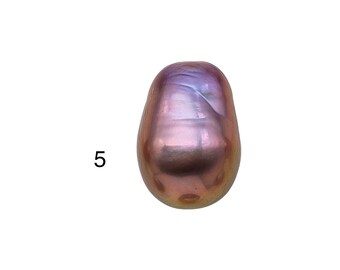 11-12 mm einteilige Edison-Perle Tropfen lose ungebohrte natürliche Farbe mit hohem Glanz für die Schmuckherstellung, SKU # 1167EP