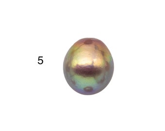 11-12mm lose Edison Perle Einzelstück natürliche Farbe Süßwasser Tropfen ungebohrt mit sehr hohem Glanz für die Schmuckherstellung, SKU # 1165EP