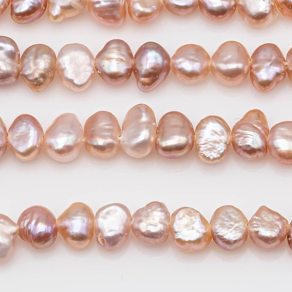 Pink Nugget Freshwater Pearl in Small Size 4-5mm Full Strand and Natural Color for Jewelry Making, SKU # 1139FW