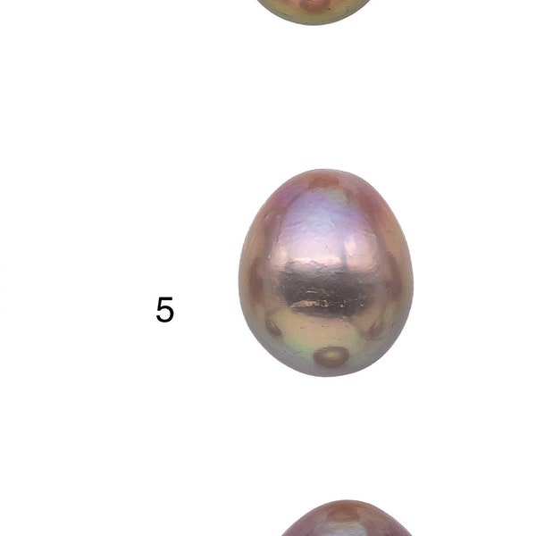 11-12mm Edison Pearl Single Loose Drop Shape with some Blemishes and High Luster for Beading, SKU # 1171EP