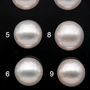 13-14mm AAA Edison Pearl Single Loose Round Undrilled in White Color with Large Size Bead and High Luster for Jewelry Making, SKU # 1342EP