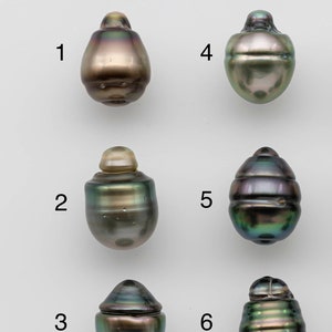 12-13mm One Piece Tahitian Pearl Loose Undrilled in Natural Color with High Luster for Beading and Jewelry Making, SKU # 1274TH