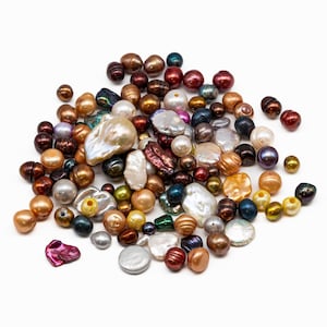 Assorted Freshwater Pearls, Mix Pearls with Different Sizes, Colors and Shapes, MIX_S001