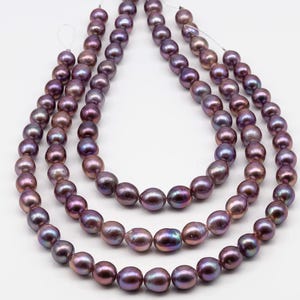 10-12mm Edison Pearl Strand with Amazing High Luster and All Natural Colors, SKU # 2494ED