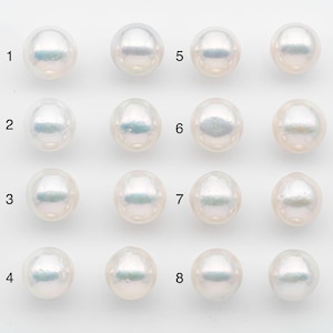14-15mm Edison Pearls – Matching Loose Pair, Nice Luster, Round to Near Round, Ideal for Handmade Jewelry, SKU #2609EP