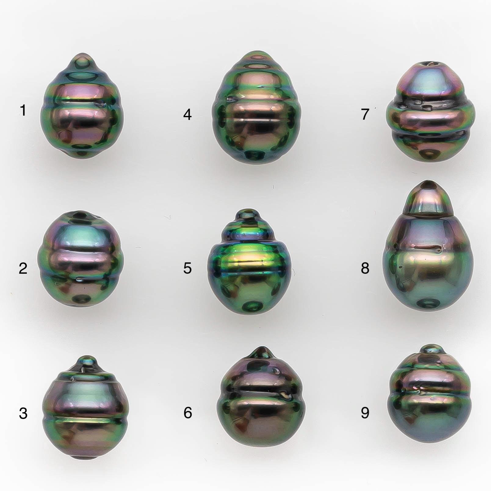 9-10mm Tahitian Pearl in Amazing High Luster and Natural Color