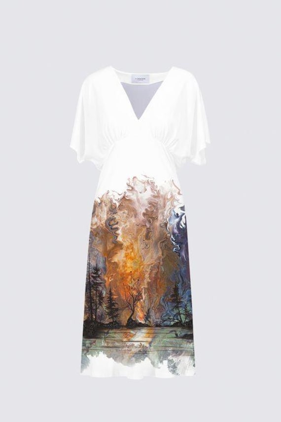enchanted forest dress short Enchanted Forest Dress In-stock / L