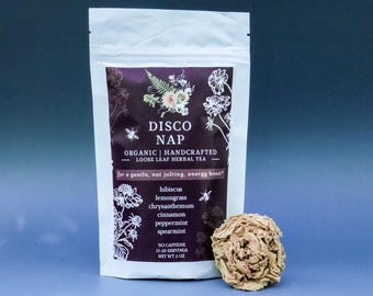 Mint Hibiscus Tea with Cinnamon & Lemongrass | Loose Leaf, Organic, Caffeine-Free