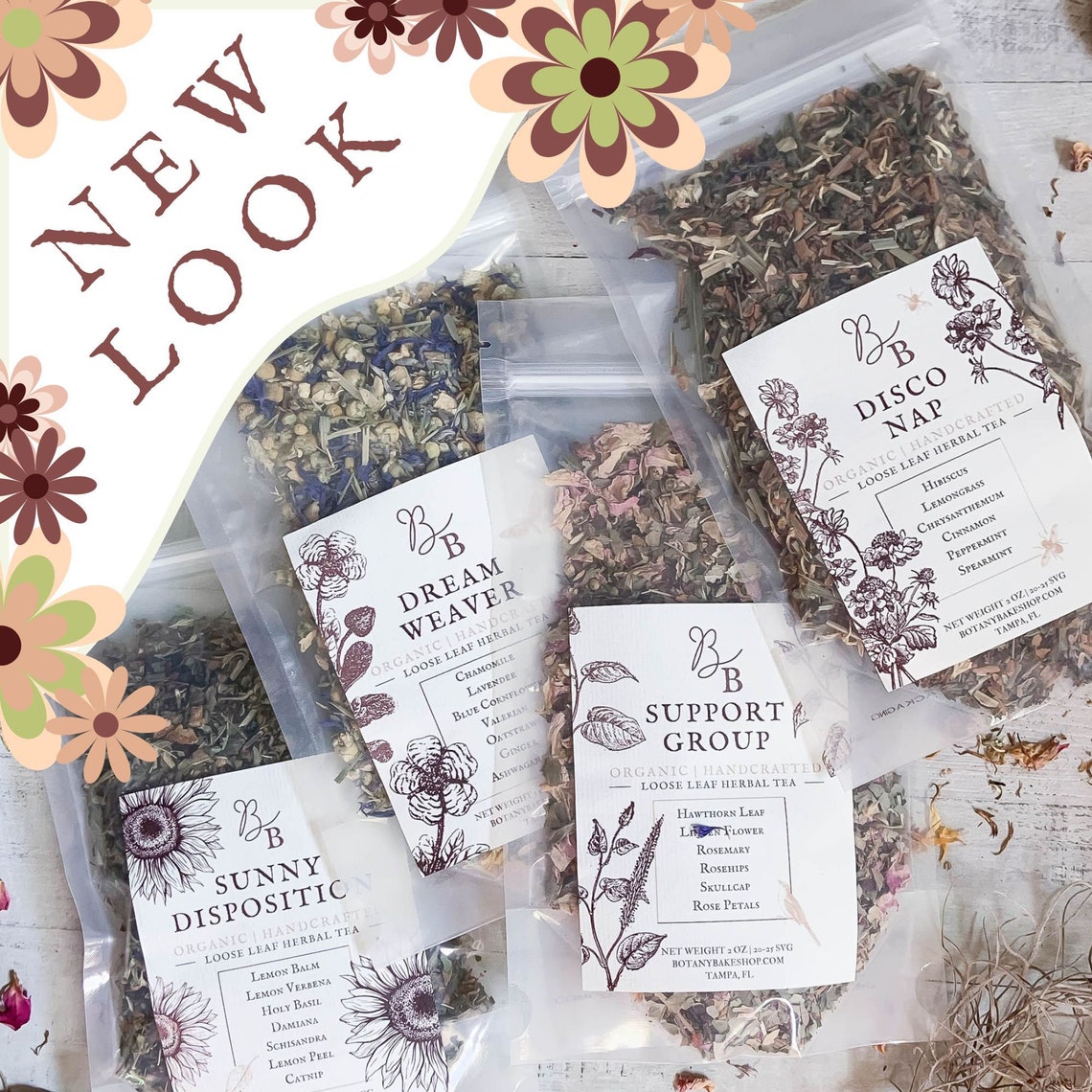 Tea Bundle BUY 2 & SAVE Organic Loose Leaf Herbal Tea - Etsy